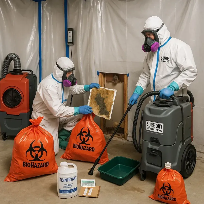 Contaminated Water Handling Protocols process in Stanley, ND
